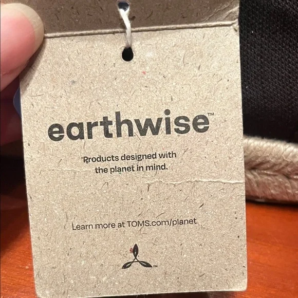 New Toms Black Canvas Slip-On Loafers - Picture 13 of 16